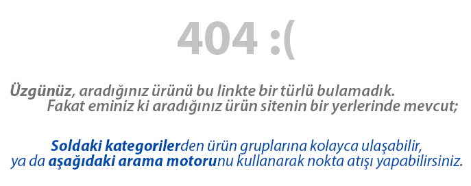 Ürün Bulunamadı Üst