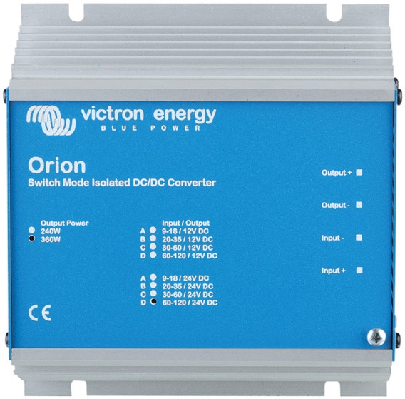 VICTRON ENERGY ORION-TR 24/12-30A (360W) KONVERTÖR GALV. İSOLA.