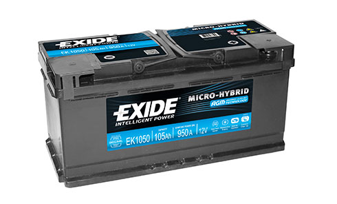Exide 12V 105 Amper AGM Akü Marine Tip Fiyatı
