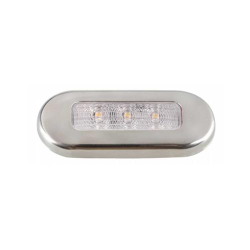 Merdiven Lambası Gün Işığı Krom Çerçeveli  •  12v  •  3 Ledli