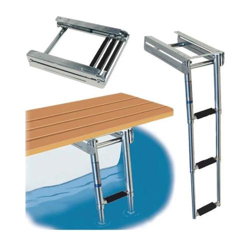 Teleskopik Merdiven 3'lü Platform Altı (Kızaklı)  30X85 cm