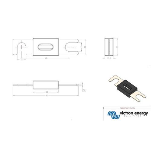 ANL Fuse 300A/80V For 48V (5 PCS)