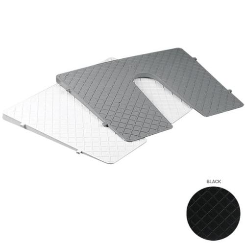 Ayna Plakası, Eğik, 450X360mm Gri