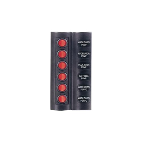 6Lı Switch Panel Otomatik Sigortalı Ve Işıklı