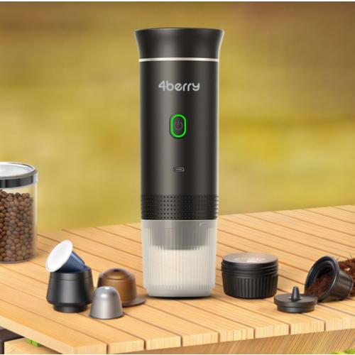 Cm Pro - Taşınabilir Şarjlı Espresso Makinesi (Kapsül ve Toz Kahve Uyumlu)