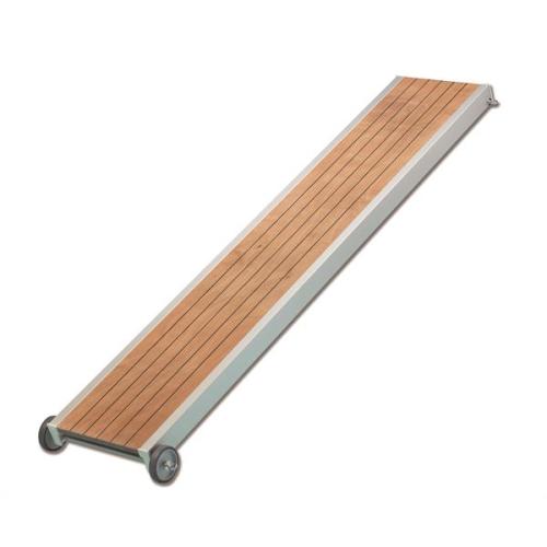 TREM PASERELLA ALUMİN.,KAYMAZ AHŞAP YÜZEYLİ 190CM